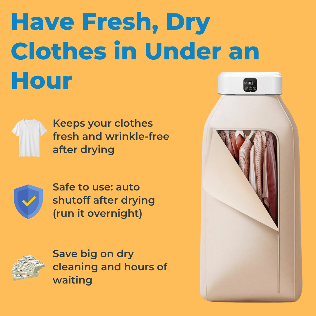 SwiftDry™ Portable Clothes Dryer