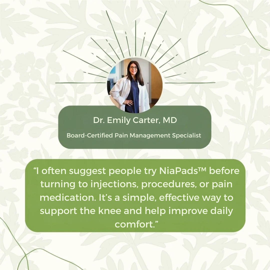 NiaPads™ Arthritis Knee Relief