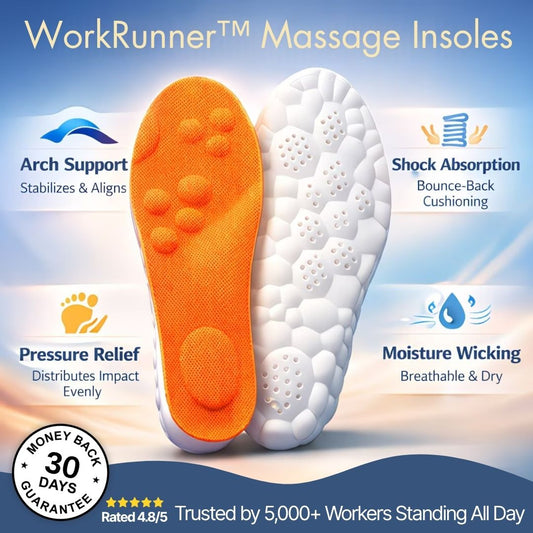 WorkRunner™ Massage Insoles