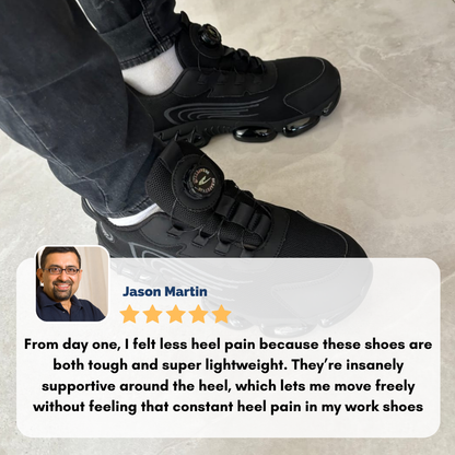 WorkRunner™ Safety Shoes with Engineered Heel Support