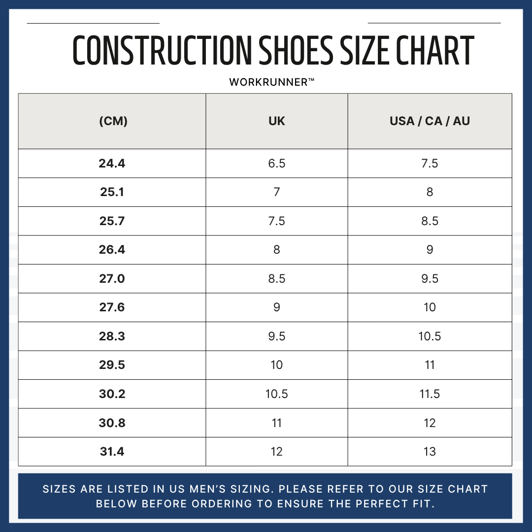 WorkRunner™ Safety Shoes with Engineered Heel Support