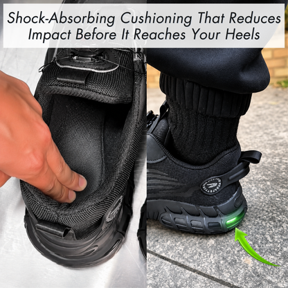 WorkRunner™ Safety Shoes with Engineered Heel Support