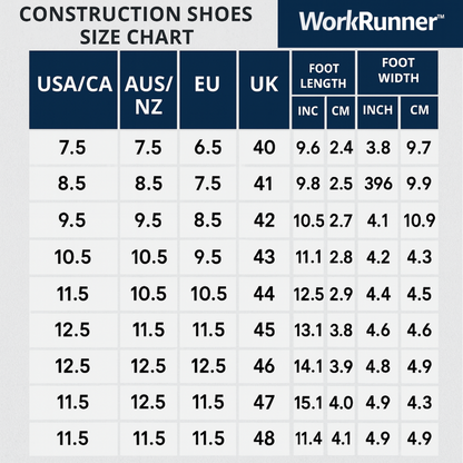 WorkRunner™  Wide Fit Construction Shoes