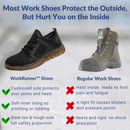 WorkRunner™  Wide Fit Construction Shoes