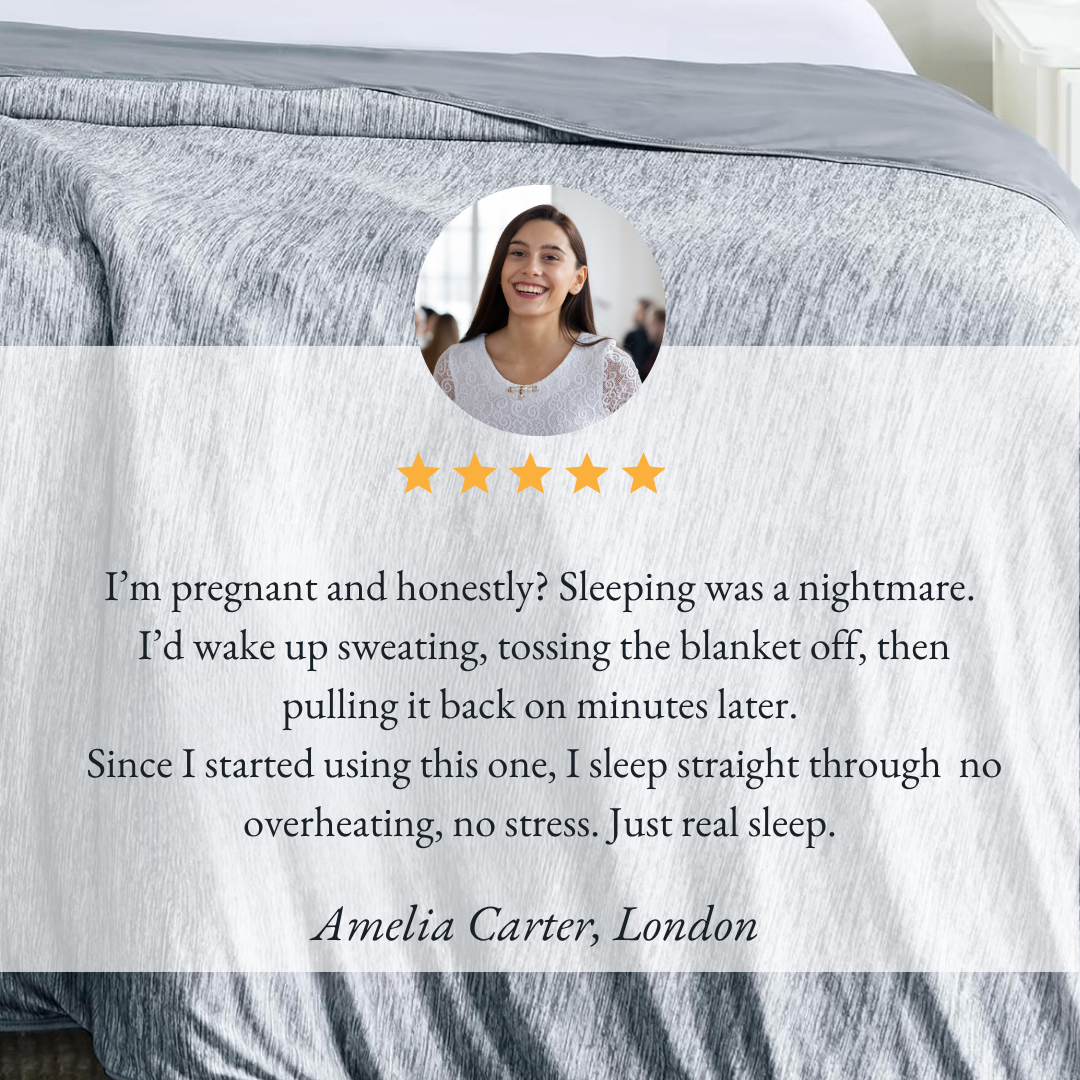 Coolzy™  Cooling Blanket for Expecting Moms