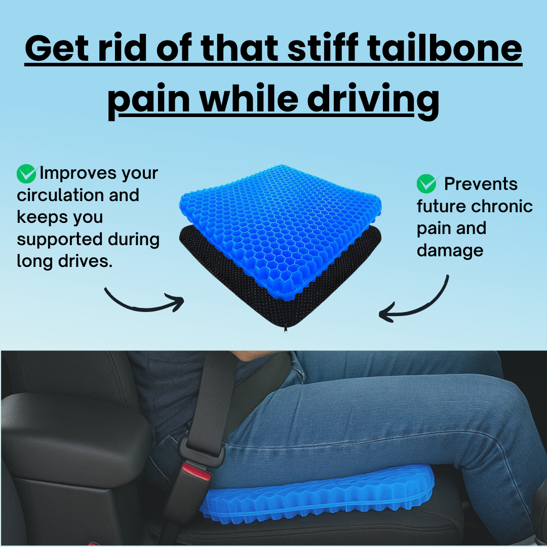 SitFlow™  Tailbone Pressure Relief Cushion