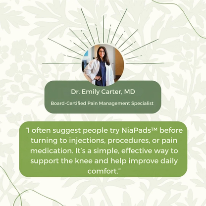 NiaPads™  Arthritis Knee Relief