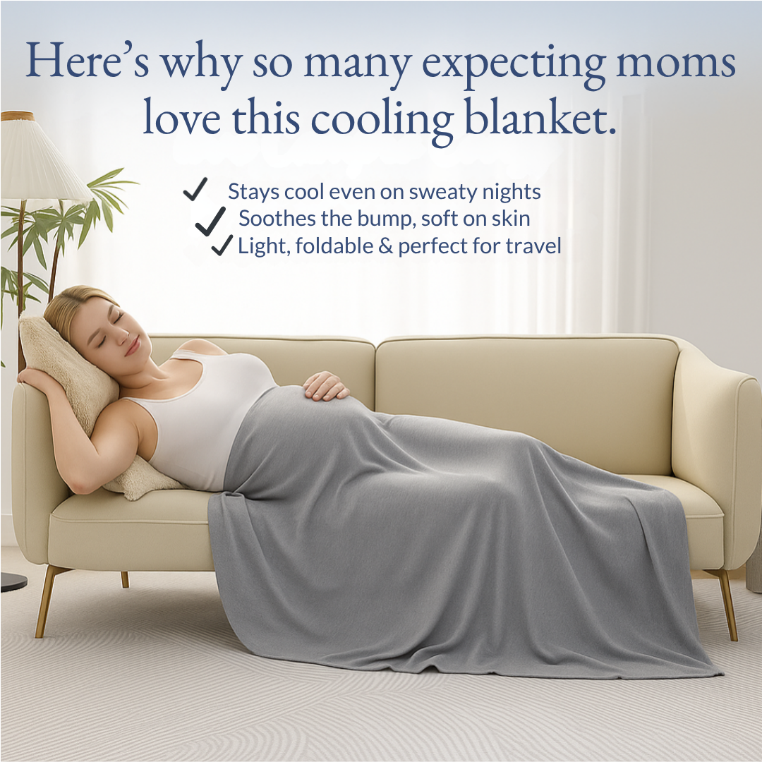 Coolzy™  Cooling Blanket for Expecting Moms