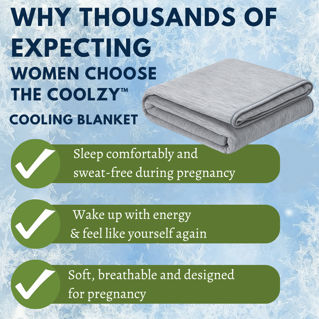 Coolzy™  Cooling Blanket for Expecting Moms