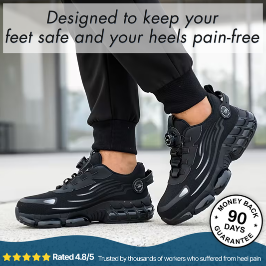 WorkRunner™ Safety Shoes with Engineered Heel Support